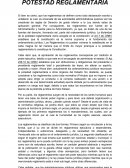 LOS REGLAMENTOS Y LA POTESTAD REGLAMENTARIA