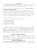 Acta constitutiva: Esencia del imperio, S.A. de C.V