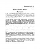 Pensando en el abismo (Reflexión)