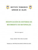 MODIFICACIÓN DE SISTEMAS DE MOVIMIENTO DE MATERIALES