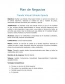 Plan de Negocios Tienda Virtual Shinobi Sports