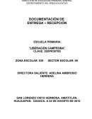 PRESEN, ACTA Y ANEXOS ENTREGA RECEPCION