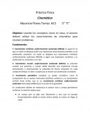 Práctica Física Cinemática