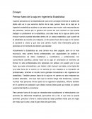 Pensar fuera de la caja en Ingeniería Estadística