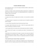 Conceptos adicionales de grupo