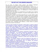 THE MYTH OF THE MANAGER