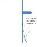 Filosofia del derecho en la vida del jurista