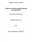 ¿Cómo se produce energía eléctrica en Costa Rica?