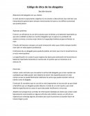 Codigo de etica de los abogados Sección tercera