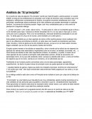 Análisis de “El principito”