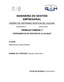 TRABAJO“UNIDAD 1” “HERRAMIENTAS DE GESTION DE LA CALIDAD”