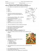 Prueba de Historia, geografía y ciencias sociales Cuarto básico