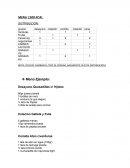 PUEDES CAMBIAR EL TIPO DE COMIDA, BASANDOTE EN ESTA DISTRIBUCION