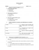 PRUEBA DE LENGUAJE La porota