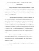 EL MARCO CONCEPTUAL PARA LA INFORMACION FINANCIERA