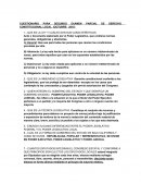 CUESTIONARIO PARA SEGUNDO EXAMEN PARCIAL DE DERECHO CONSTITUCIONAL LOCAL
