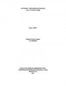 INFORME LECTURA, RECURSOS NATURALES