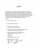 QUIMICA II EJERCICIO