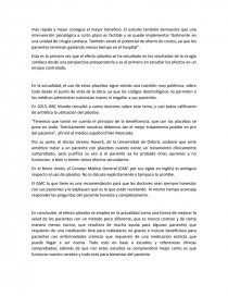 INFORME DE LECTURA SOBRE ¿EN QUE CONSISTE EL EFECTO PLACEBO?. Página 4