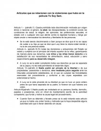 Artículos que se relacionan con la violaciones que hubo en la película Yo Soy Sam. Página 1