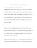 COMO SE DA LA CRITICA/CRÓNICA DE UNA MUERTE ANUNCIADA