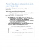 Las bases del crecimiento de la economía española