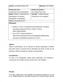 Módulo: Módulo I. Introducción a la administración y al proceso administrativo: la planeación