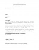 Cartas de poliza y despido