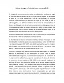 Balanza de pagos en Colombia (enero - marzo de 2015)