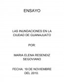 Inundaciones de Guanajuato, realizado por María Elena Resendiz Segoviano (2012)