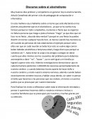 Discurso sobre el alcoholismo para enviar
