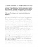 El traslado de la capital, una idea que hay que materializar