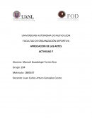 Actividad Apreciacion de las artes