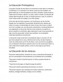 La Educación Prehispánica