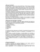 ¿Qué es el coaching?