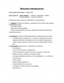 Resumen Adolescencia