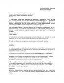 Escrito inicial de demanda. Divorcio incausado