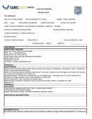 Historia Clínica de Lumbalgia