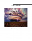 Ensayo sobre Lo que el viento dejo