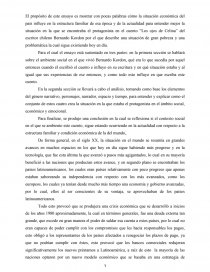 El propósito de este ensayo es mostrar con pocas palabras cómo la situación económica del país. Página 1