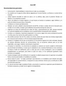 Recomendaciones ZORE INE