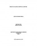 ENSAYO UN JUEGO CONTRA EL DESTINO