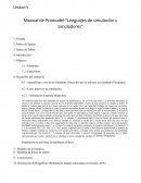 Manual de Promodel “Lenguajes de simulación y simuladores”