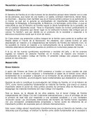 La nueva Necesidad y pertinencia de un nuevo Código de Familia en Cuba