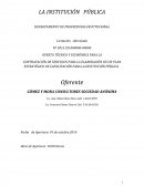 Consultoria CONTRATACIÓN DE SERVICIOS PARA LA ELABORACIÓN DE UN PLAN ESTRATÉGICO DE CAPACITACIÓN PARA LA INSTITUCIÓN PÚBLICA