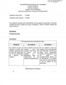 Informe de laboratorio: Grupos funcionales parte I