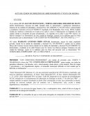 Acto de Cesion de derechos de arrendamiento