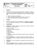 Plan de rescate para accidentes y traumas en suspension