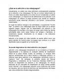 ¿Qué es la adicción a los videojuegos?