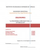 La ergonomia dentro de una purificadora